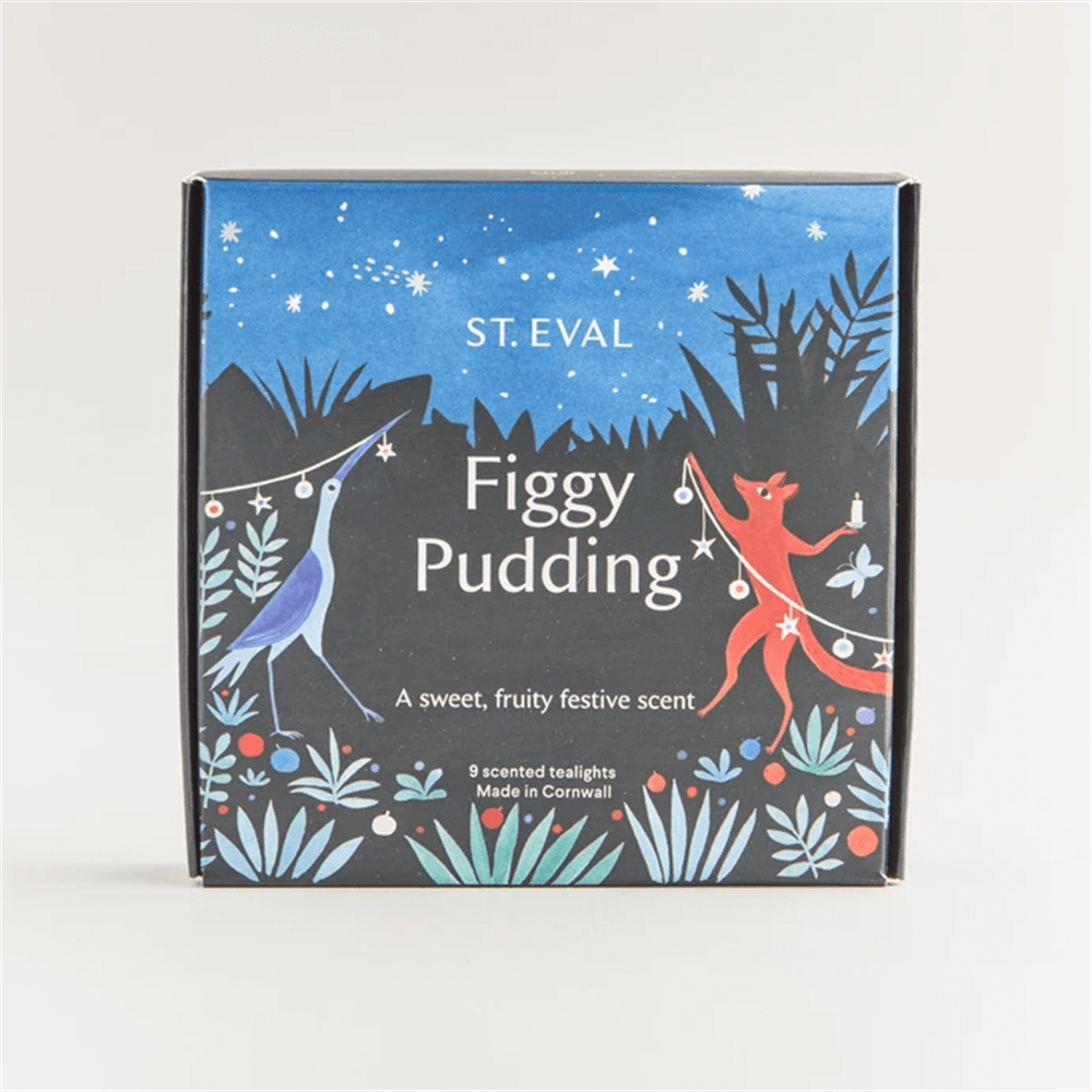 St Eval Figgy Pudding Scented Christmas Tealights